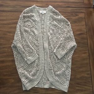 NWOT Crochet 3/4 Sleeve Cardigan
